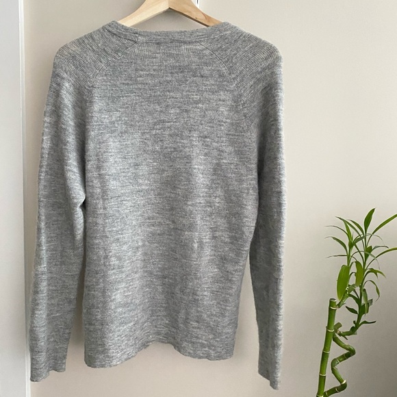 Reiss Hamlet Crew Neck Jumper, Grey - Picture 4 of 10